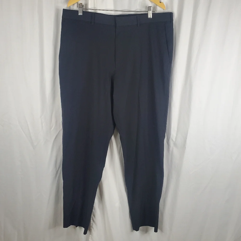 ♧ Walter Hagen Black Flat Front Dress Pants Size 38x32